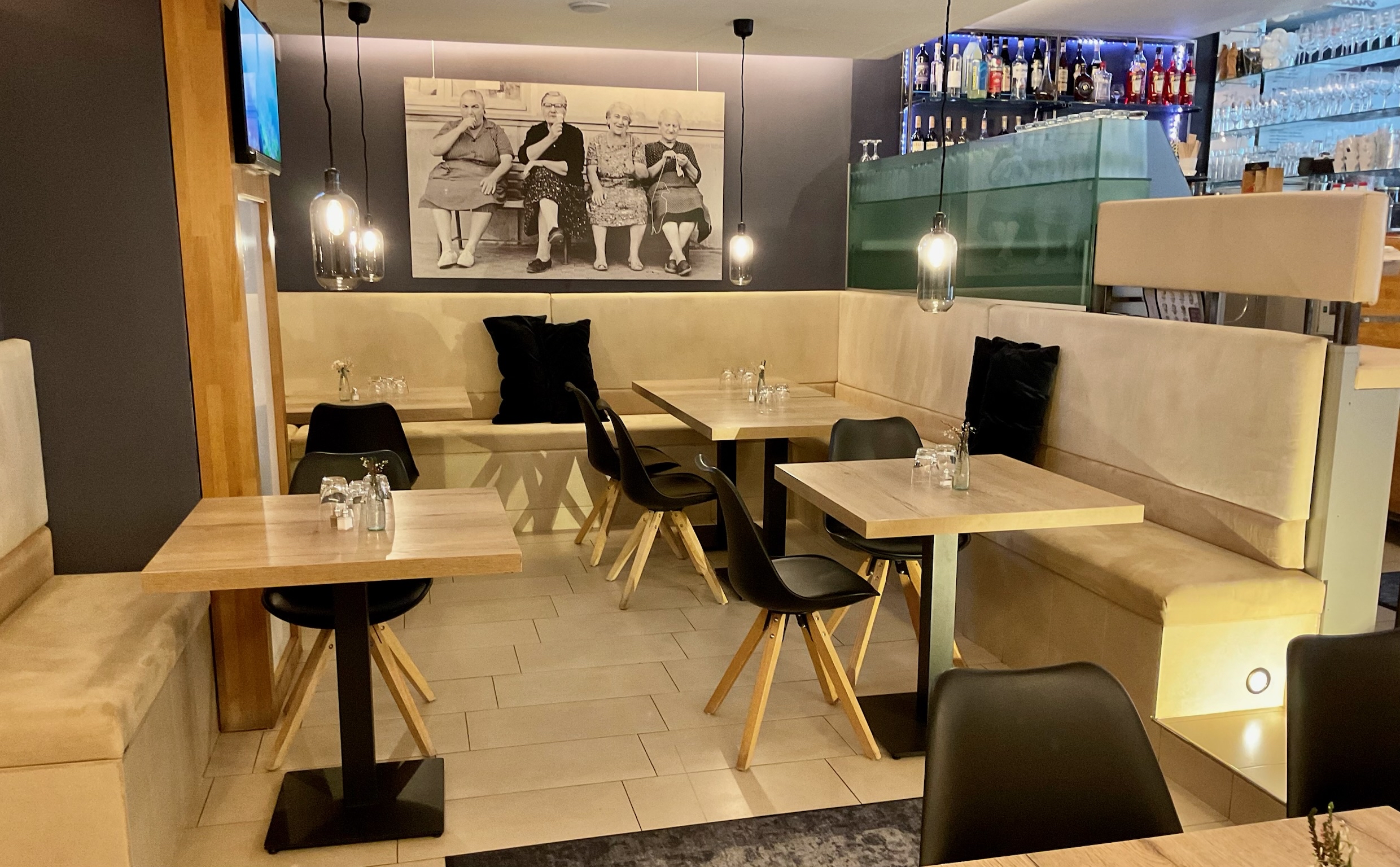 Terrasse der Pizzeria in Burglengenfeld